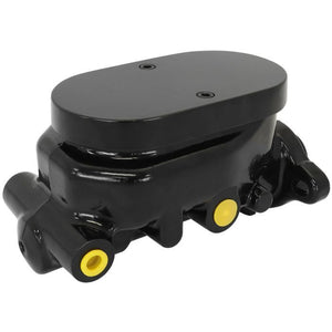 Aeroflow AF300-151BLK GM Brake Master Cylinder 1-1/8" Bore Black Finish Cast Aluminium with Smooth Top Lid