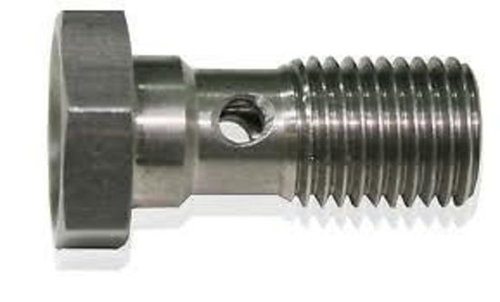 Aeroflow AF301-02 Banjo Bolt M8 x 1.0mm Stainless 20mm Long