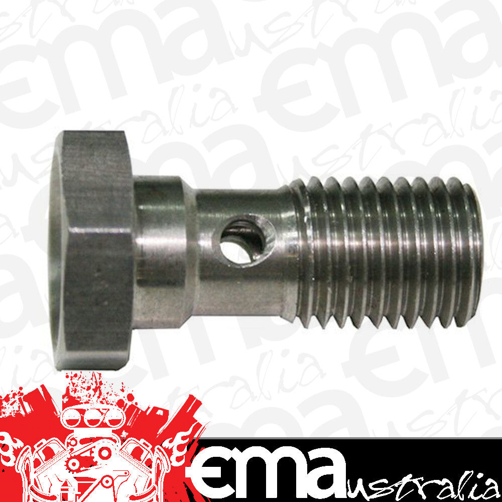 Aeroflow AF301-03 Banjo Bolt M10 x 1.0 Stainless 20mm Long