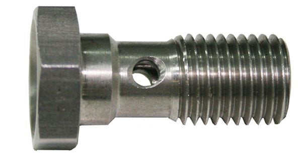 Aeroflow AF301-03 Banjo Bolt M10 x 1.0 Stainless 20mm Long