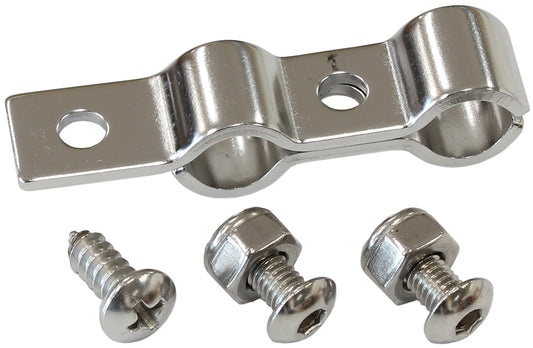 Aeroflow AF301-06-06 Dual Hardline Clamp 1 x 3/8" & 1 x 3/8" with Bracket