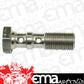 Aeroflow AF306-04L Double Banjo Bolt M12 x 1.00mm Stainless 38mm Long