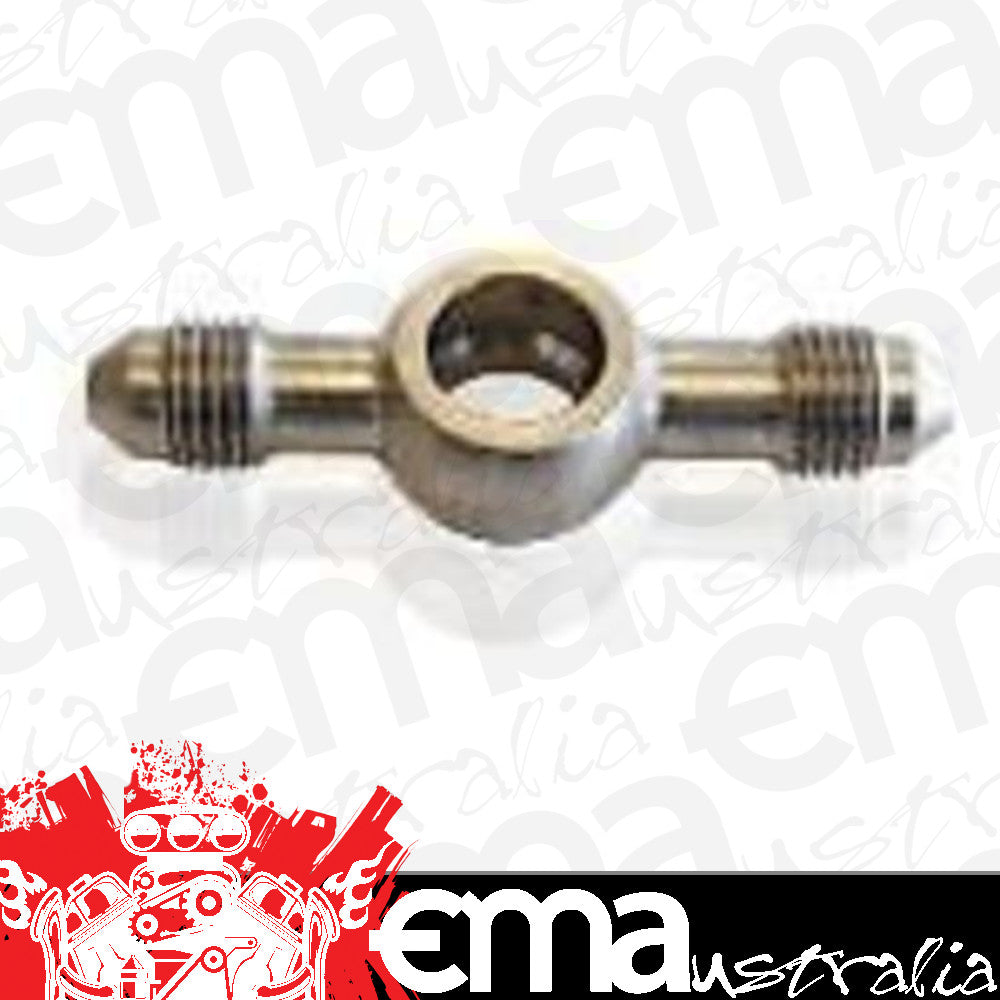 Aeroflow AF310-04-04 10mm (3/8) Banjo Double -4AN Stainless Steel AF310-04-04