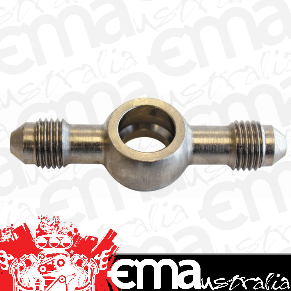 Aeroflow AF312-03-03 12mm Banjo Double -3AN Stainless Steel AF312-03-03