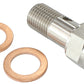 Aeroflow AF316-04P Banjo Bolt M12 x 1.25mm Ss304 25mm Long with 1/8" Port