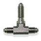 Aeroflow AF324-04 Stainless -4AN Bulkhead Tee Stainless Nut Seperate