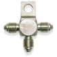 Aeroflow AF326-03 Stainless -3AN Tee with Mount Stainless with Mount Hole