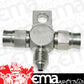 Aeroflow AF328-03-03 Stainless -3AN Tee with Mount Teflon Ends with -3AN On Side