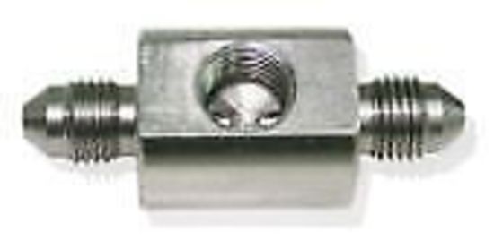 Aeroflow AF334-04 Stainless -4AN Union 1/8" Port Male to Male with 1/8"NPT Port