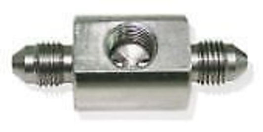 Aeroflow AF334-04 Stainless -4AN Union 1/8" Port Male to Male with 1/8"NPT Port