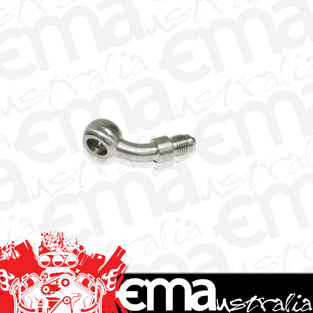 Aeroflow AF335-04 -4AN 45 Deg Male 7/16" Banjo Stainless Steel
