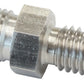 Aeroflow AF339-03 Male -3AN to M8 x 1.25 Thread Dual Seat Adapter