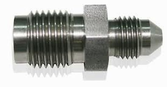 Aeroflow AF345-03 Male -3AN to Invert M10 x 1.25Stainless Inverted M10 x 1.25