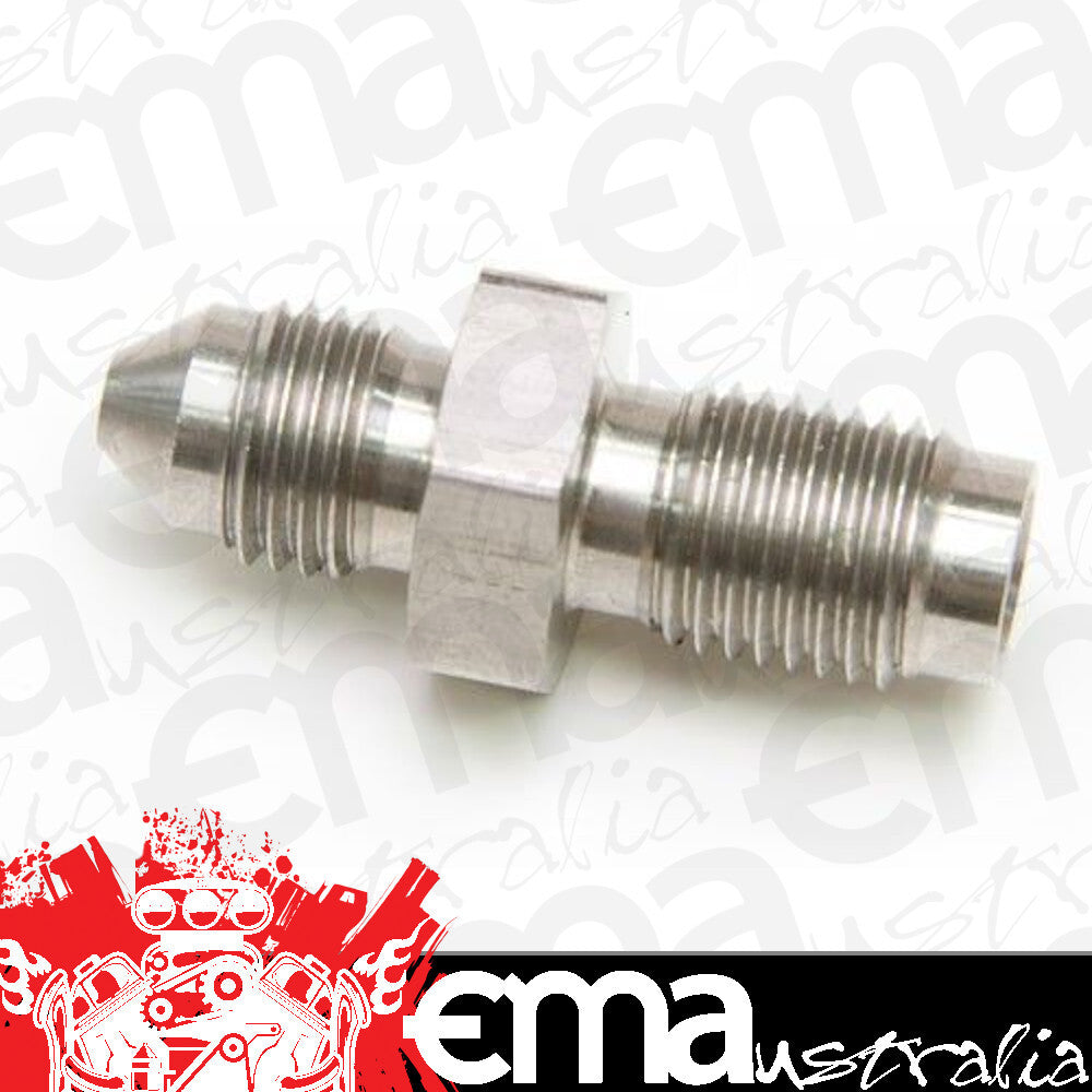 Aeroflow AF347-03 -3AN to Inverted 3/8 x 24 Stainless Male to Male Long