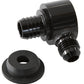 Aeroflow AF350-00BLK Black Booster Valve Universalersal 21mm / 13/16" Hole to -6An