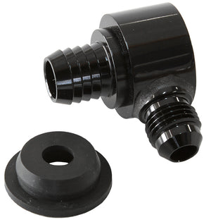 Aeroflow AF350-00BLK Black Booster Valve Universalersal 21mm / 13/16" Hole to -6An