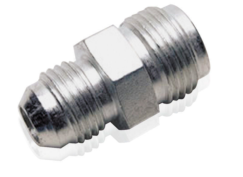 Aeroflow AF353-06SS Power Steer Fitt 1/2"-20 to -61/2" -20 Inverted Seat to -6An