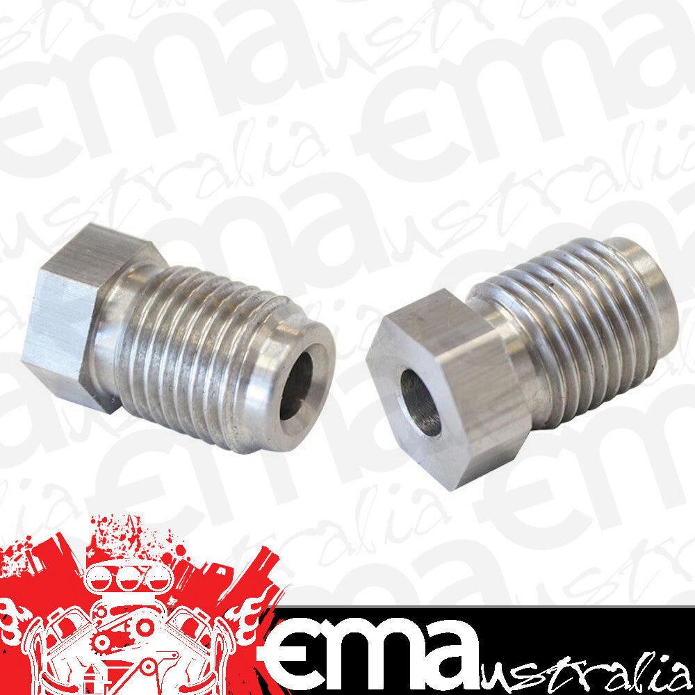 Aeroflow AF368 S/S Inverted Flare Tube Nut 3/16" Hard Line to 1/2"-20