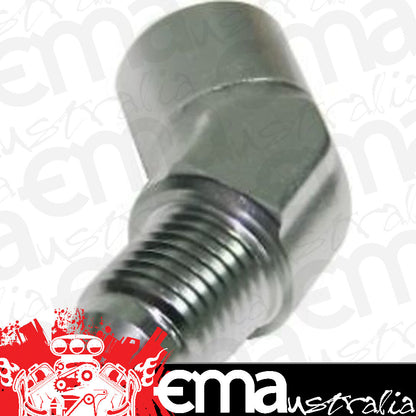 Aeroflow Performance Products AF371-04S 45 Deg Female 1/8 NPT to -4 Silver