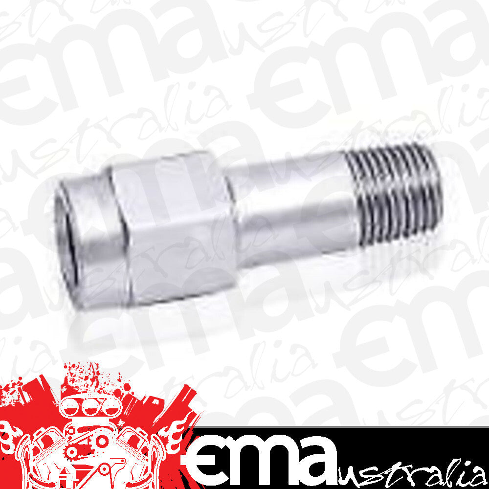 Aeroflow AF372-04S 1/4" NPT Extension Silver Male to Female