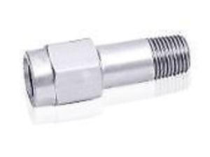 Aeroflow AF372-04S 1/4" NPT Extension Silver Male to Female