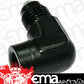 Aeroflow AF373-03BLK 90 Deg Adaptor 1/8 NPT to -3 Black