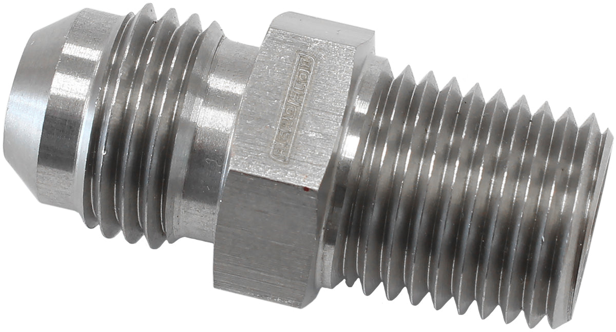 Aeroflow AF380-04-06 S/S Male -6 TO 1/4 NPT