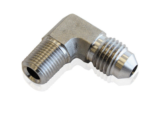 Aeroflow AF381-03 S/S 90 Deg 1/8" NPT to -3An