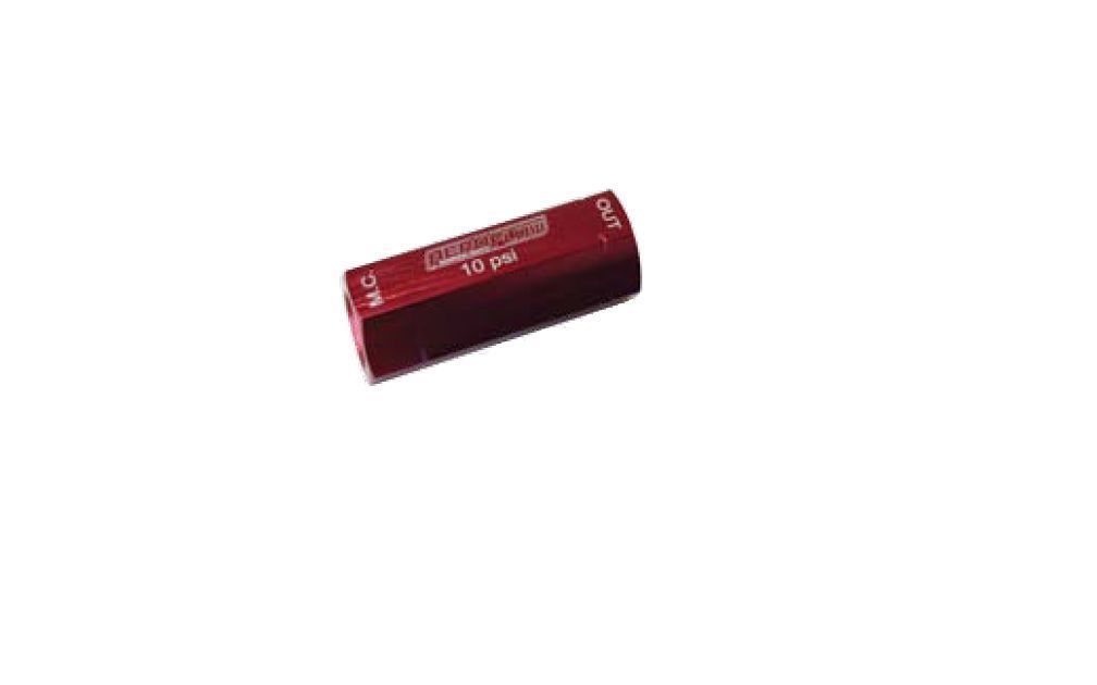 Aeroflow AF387-10 10Lb Residual Valve & Fittingsretains Line Pressure 10Lb