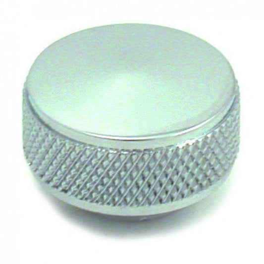 TFI Racing 1758 Air Cleaner Nut Small Knurled Billet Chromed 1/4"-20 Thread 29mm wide