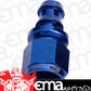 Aeroflow AF401-06 Straight Push Lock End -6AN Blue No Clamp Required