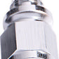 Aeroflow AF401-08S Straight Push Lock End -8AN Silver No Clamp Required