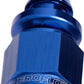Aeroflow AF401-12 Straight Push Lock End -12AN Blue No Clamp Required