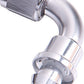 Aeroflow AF403-08S 90 Deg Push Lock End -8AN Silver No Clamp Required