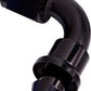 Aeroflow AF403-12BLK 90 Deg Push Lock End -12AN Black No Clamp Required