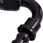 Aeroflow AF404-10BLK 120 Deg Push Lock End -10AN Black No Clamp Required