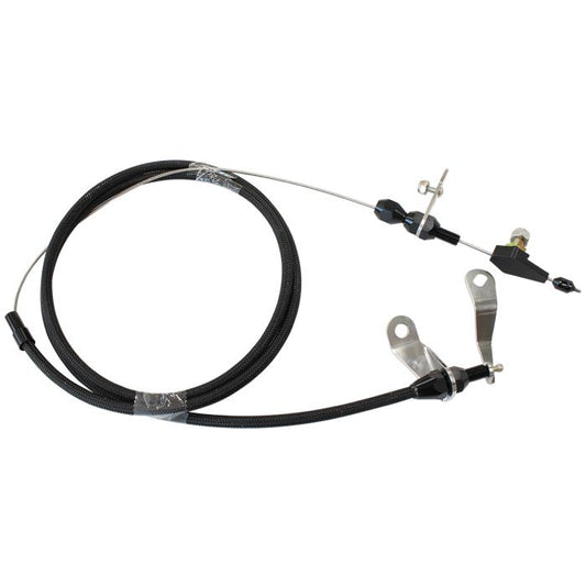 Aeroflow AF72-7003BLK AEROFLOW KICKDOWN FORD C4 CABLE BLACK FINISH