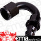 Aeroflow 400 series hose 150 PUSH LOCK END -12AN BLACK Aeroflow Performance Products AF405-12BLK