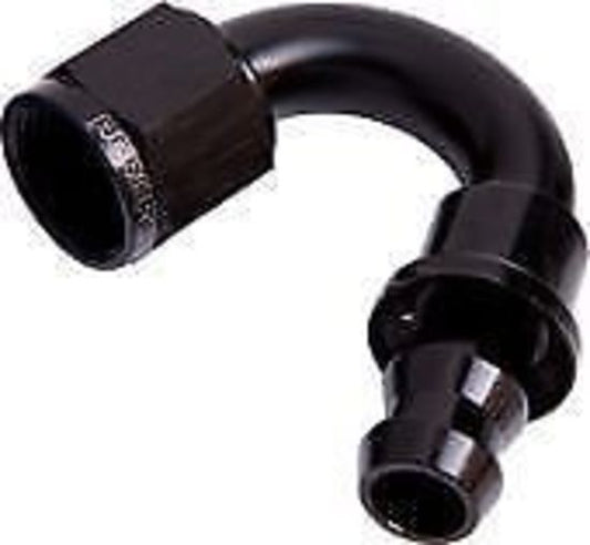 AEROFLOW 400 SERIES 150Ã¸ PUSH LOCK HOSE END -12AN BLACK AF405-12BLK