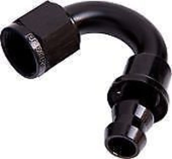 Aeroflow 400 series hose 150 PUSH LOCK END -12AN BLACK Aeroflow Performance Products AF405-12BLK