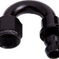 Aeroflow AF406-10BLK 180 Deg Push Lock End -10AN Black No Clamp Required