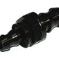 Aeroflow AF410-06-05BLK 8mm to 3/8" / -6 Pushlock Hosejoiner Black Male to Male