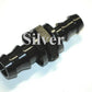 Aeroflow AF410-06S -6 Push Lock Barb Joiner Silver 3/8" Male to Male Barb