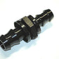 Aeroflow AF410-10-08BLK -8 to -10 Pushlock Barb Joinerblack 1/2" to 5/8" Male to Male