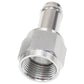 AeroFlow AF411-04S Straight Hose Barb 3/16" to -4AN Female Sliver Finish