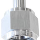Aeroflow AF411-08-06S Female -8AN to 3/8" Barb Silver with Tube Nut