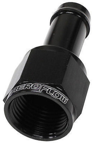 Aeroflow AF411-20BLK Female -20 to 1-1/2" Barb Pushon Hose Or Use with AF315-038