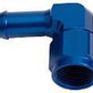 Aeroflow AF413-08 Female -8AN 90Deg to 1/2" Barb Blue Swivel Nut