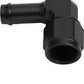 Aeroflow AF413-08BLK Female -8AN 90Deg to 1/2" Barb Black Swivel Nut