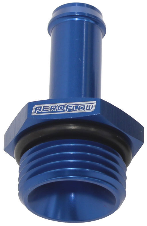 Aeroflow AF414-06-04 -6ORB to 1/4" Push On Barb Blue